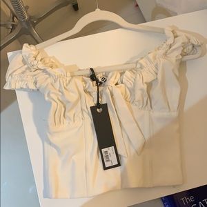 Sold out I AM GIA naomi top in white